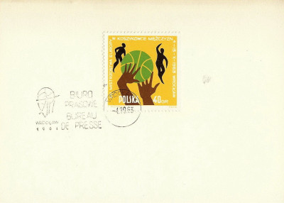 1963 [KO63 142] Biuro prasowe XIII ME w koszyk&oacute;wce